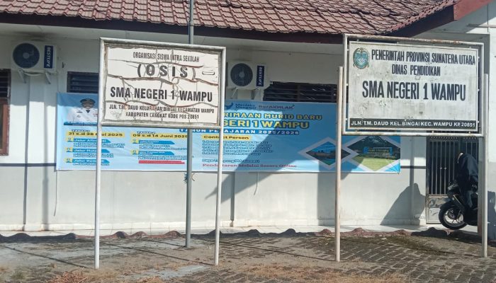Terima Siswa di Luar Jadwal PPDB, Gema Pujakesuma Minta Gubernur Sumut Evaluasi Oknum Kepsek SMA Negeri 1 Wampu