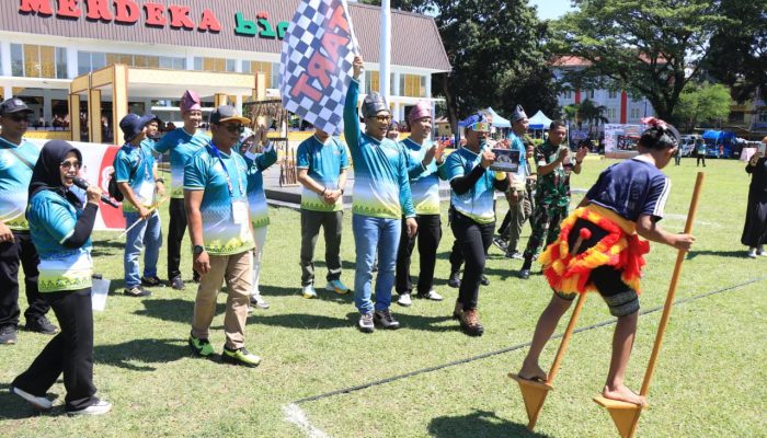 Asyik Festival Permainan Tradisional di Binjai