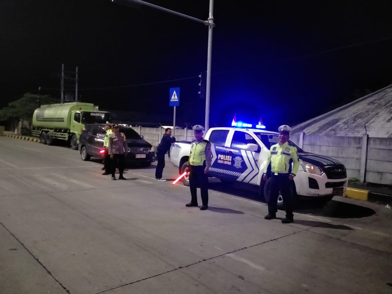 Satlantas Polres Langkat Lakukan Patroli