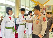Kapolres Langkat Berikan Pesan kepada Paskibra HUT Kemerdekaan RI ke-80