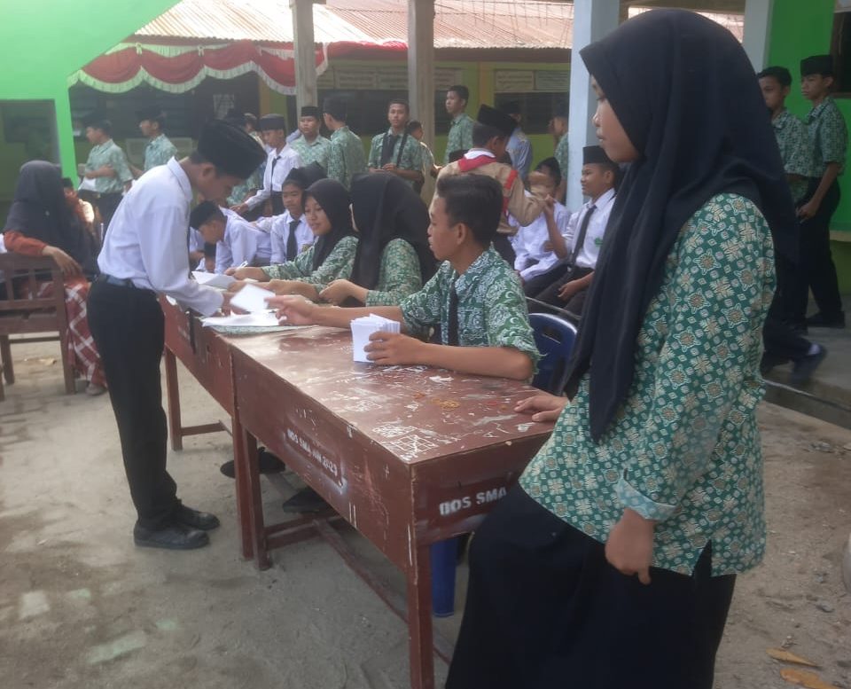 Pemilu Raya MTs Al Washliyah Tanjung Morawa