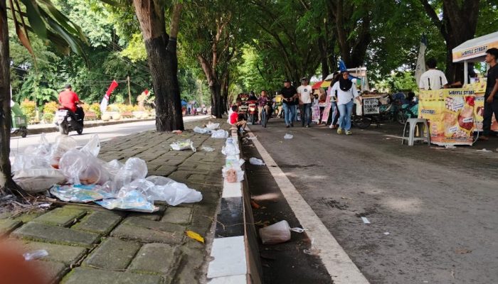 Sampah Berserakan saat Car Free Day di Stabat, Siapa yang Salah ?