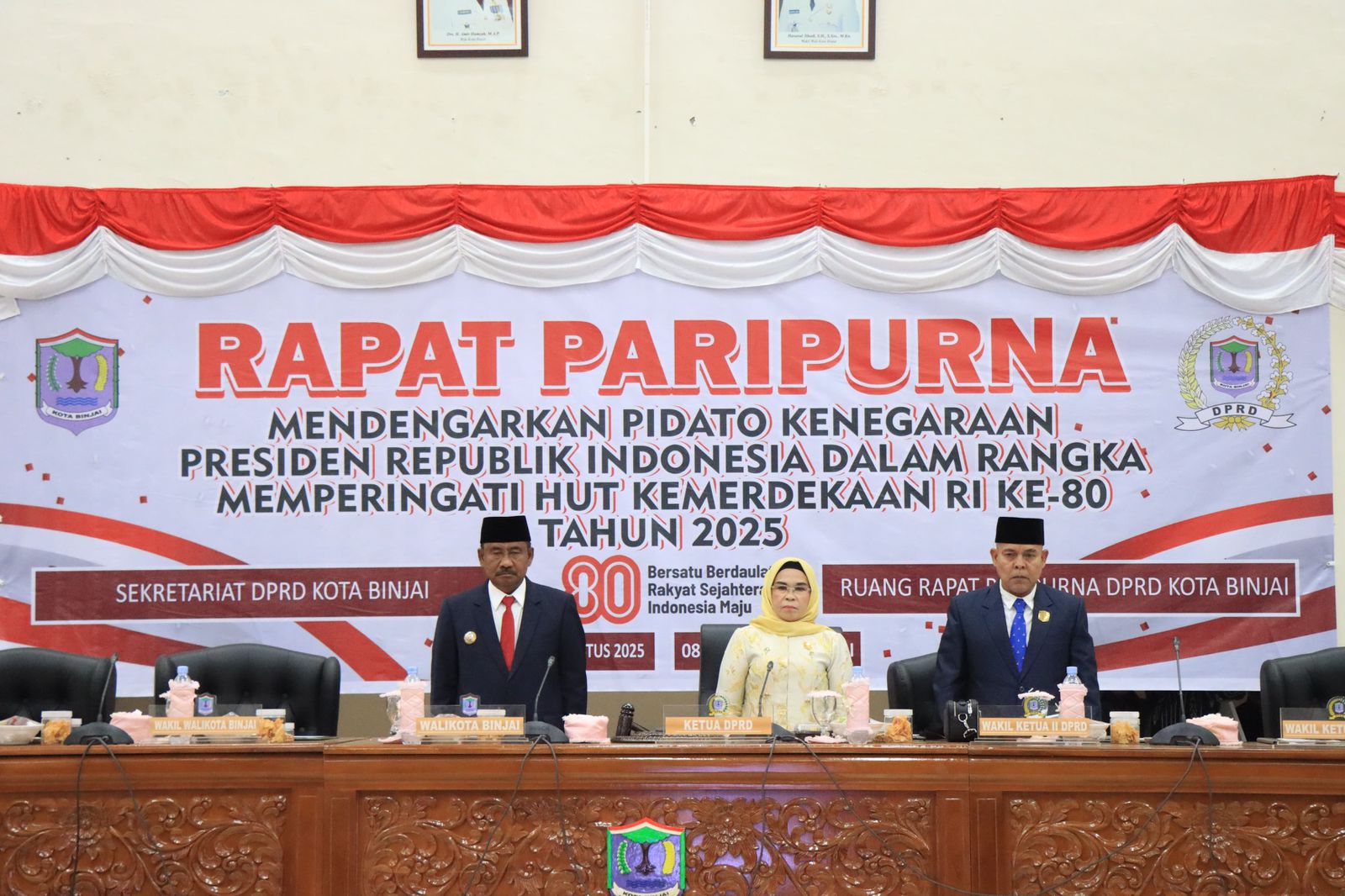 Wali Kota Rapat Paripurna Binjai