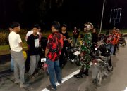 Kolaborasi TNI dengan FKPPI dan PP Lakukan Patroli, Sampaikan Pesan Kamtibmas