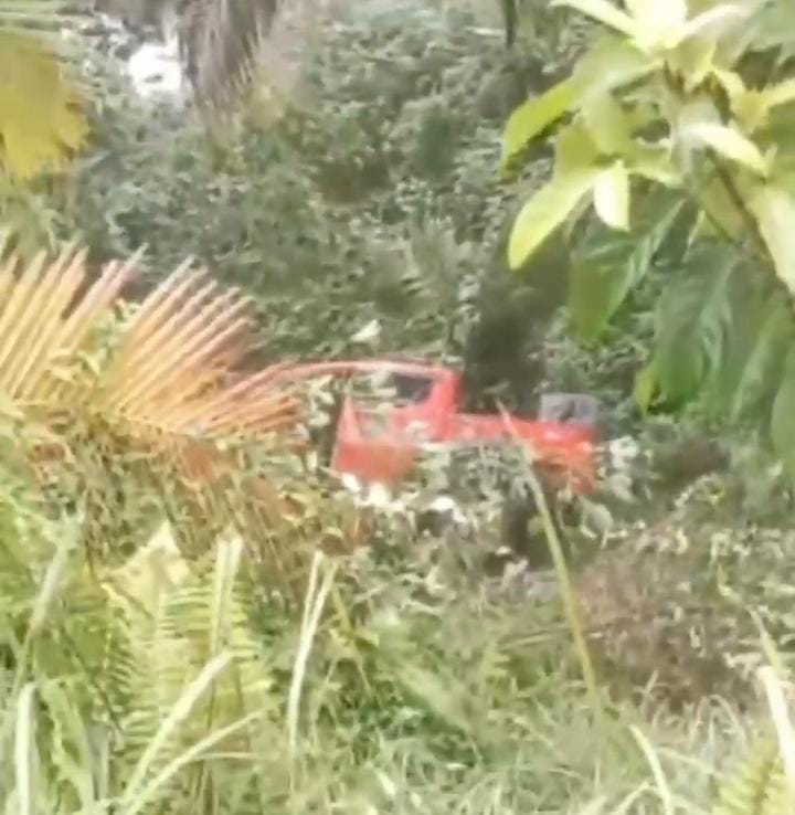 Mobil Double Cabin Kembali Masuk Jurang di Jalan Menuju Wisata Tangkahan