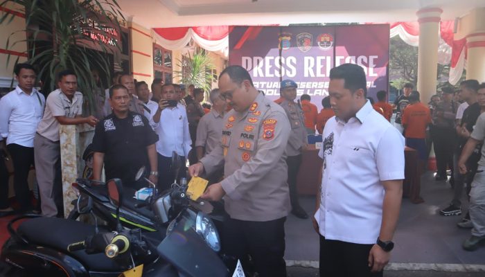 Operasi Kancil Toba di Langkat, Polisi Ungkap 8 Kasus Curanmor dan Penadah