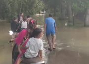 Air Sungai Meluap Setiap Tahun di Stabat, Warga Harap Pemkab Lakukan Tindakan Serius