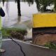 Jembatan Titi Cempedak 6 Pangkalan Susu Ambruk Akibat Banjir