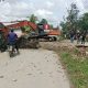 Jembatan rusak di Wampu