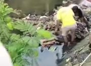 Mayat Ditemukan di Parit Kanal Pasca Banjir, Warga Titi Dempo Pangkalan Brandan Gempar