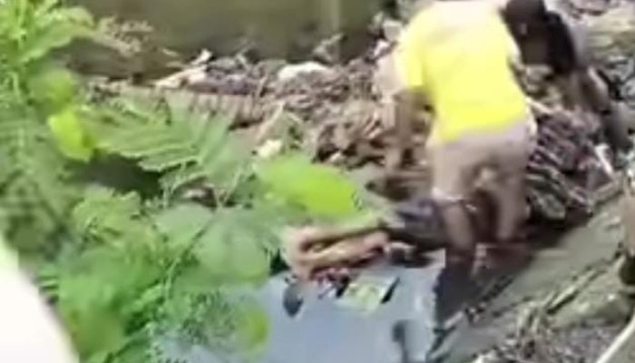 Mayat Ditemukan di Parit Kanal Pasca Banjir, Warga Titi Dempo Pangkalan Brandan Gempar