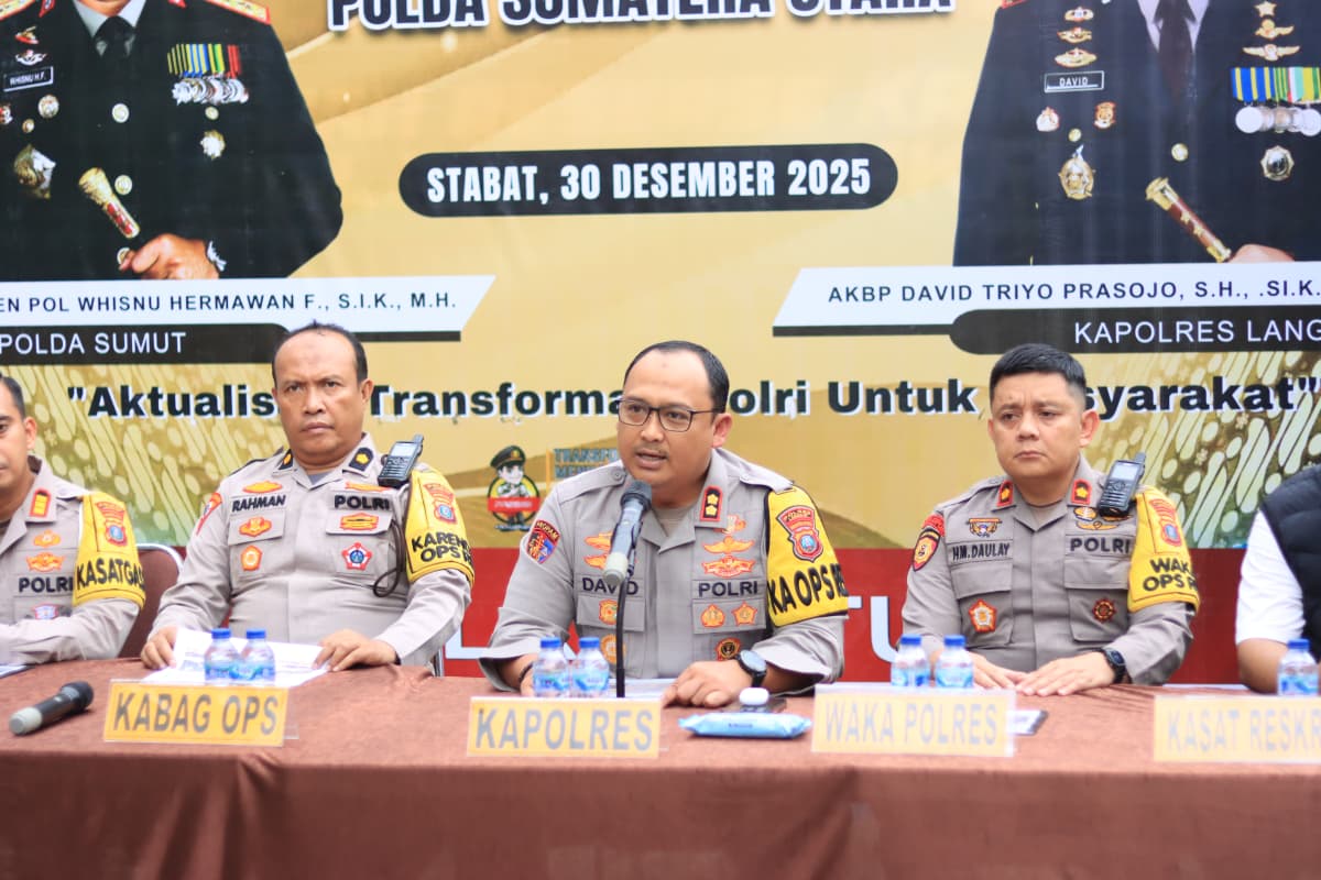 Polres Langkat Hancurkan Judi