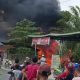 Warung di air Hitam Gebang Hangus Terbakar