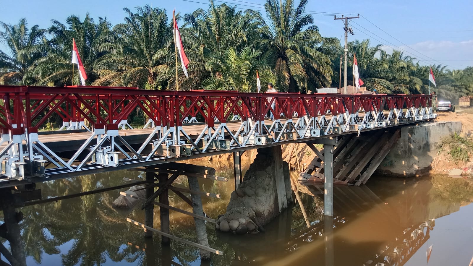 Jembatan Bailey di Langkat