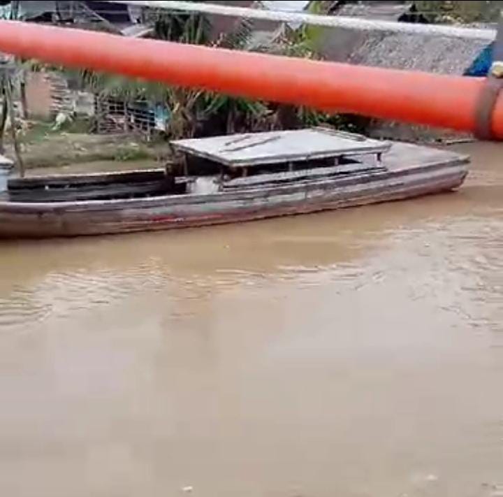 Debit Air Sungai Tanjung Pura Kembali Naik