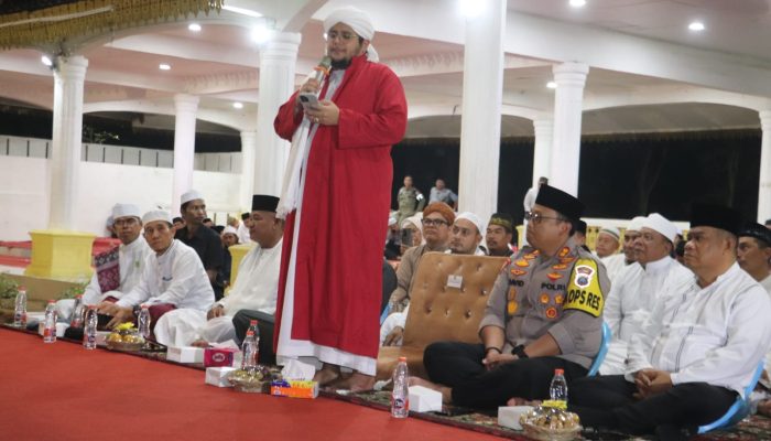 Zikir dan Doa Munajat Akhir Tahun dari Polisi di Langkat untuk Keselamatan Indonesia
