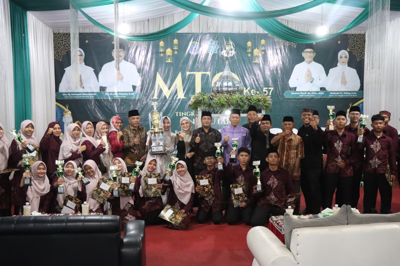 Kecamatan Binjai Utara Sukses Gelar MTQ ke-57, Kelurahan Damai Raih Juara Umum