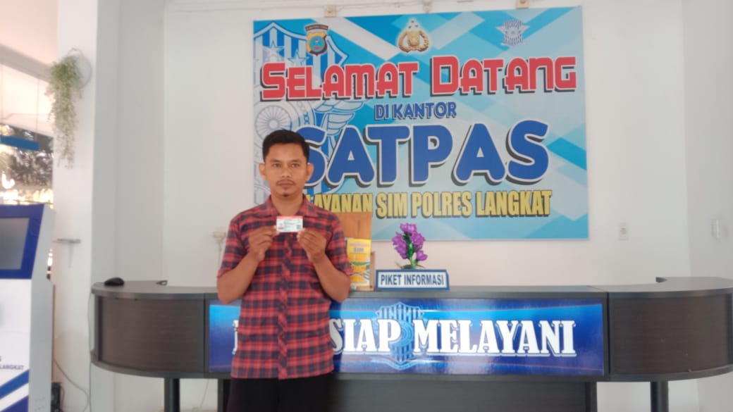 Pelayanan Satpas Polres Langkat