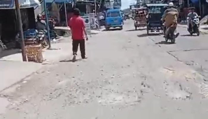 Jalan Masjid Pangkalan Brandan Rusak, Warga Harap Perbaikan Segera dari Pemkab Langkat
