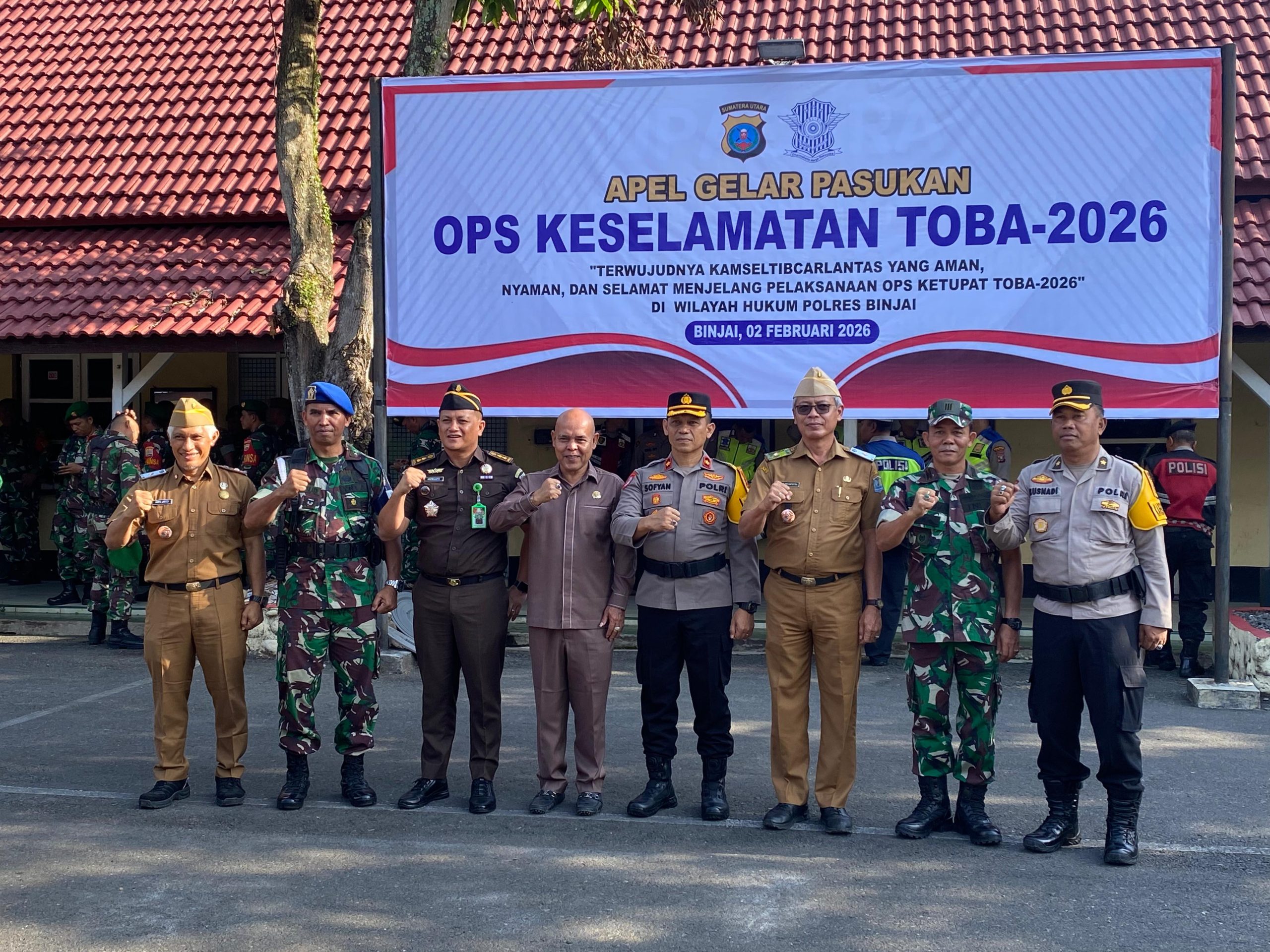 Polres Binjai Gelar Operasi Toba 2026