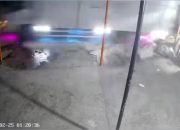 Ngantuk di Jalinsum, Mobil Box Tabrak Colt Diesel Bermuatan Semangka di Sei Lepan