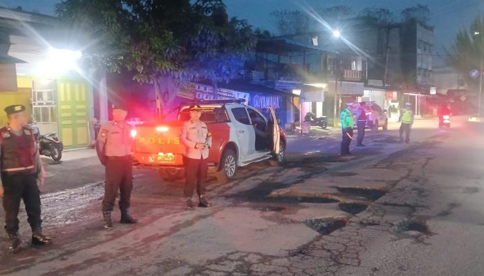 Satlantas Polres Langkat Lakukan Patroli Asmara Subuh di Stabat, Cegah Laka Lantas