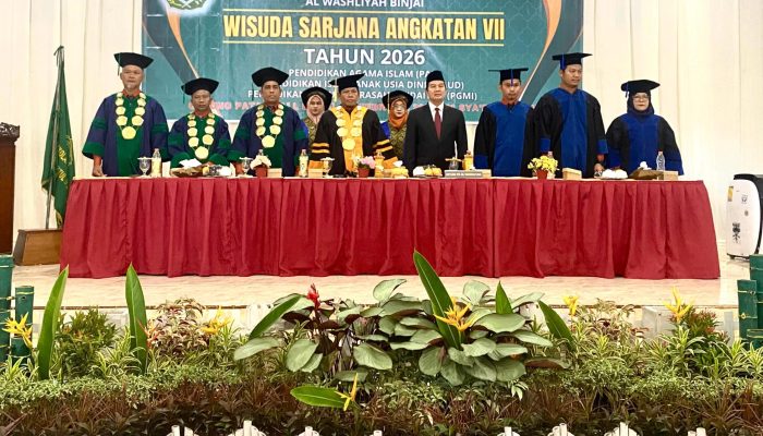 Wisuda STIT Al-Washliyah Binjai, Pemko Binjai Ingatkan Wisudawan Jaga Nama Baik Almamater