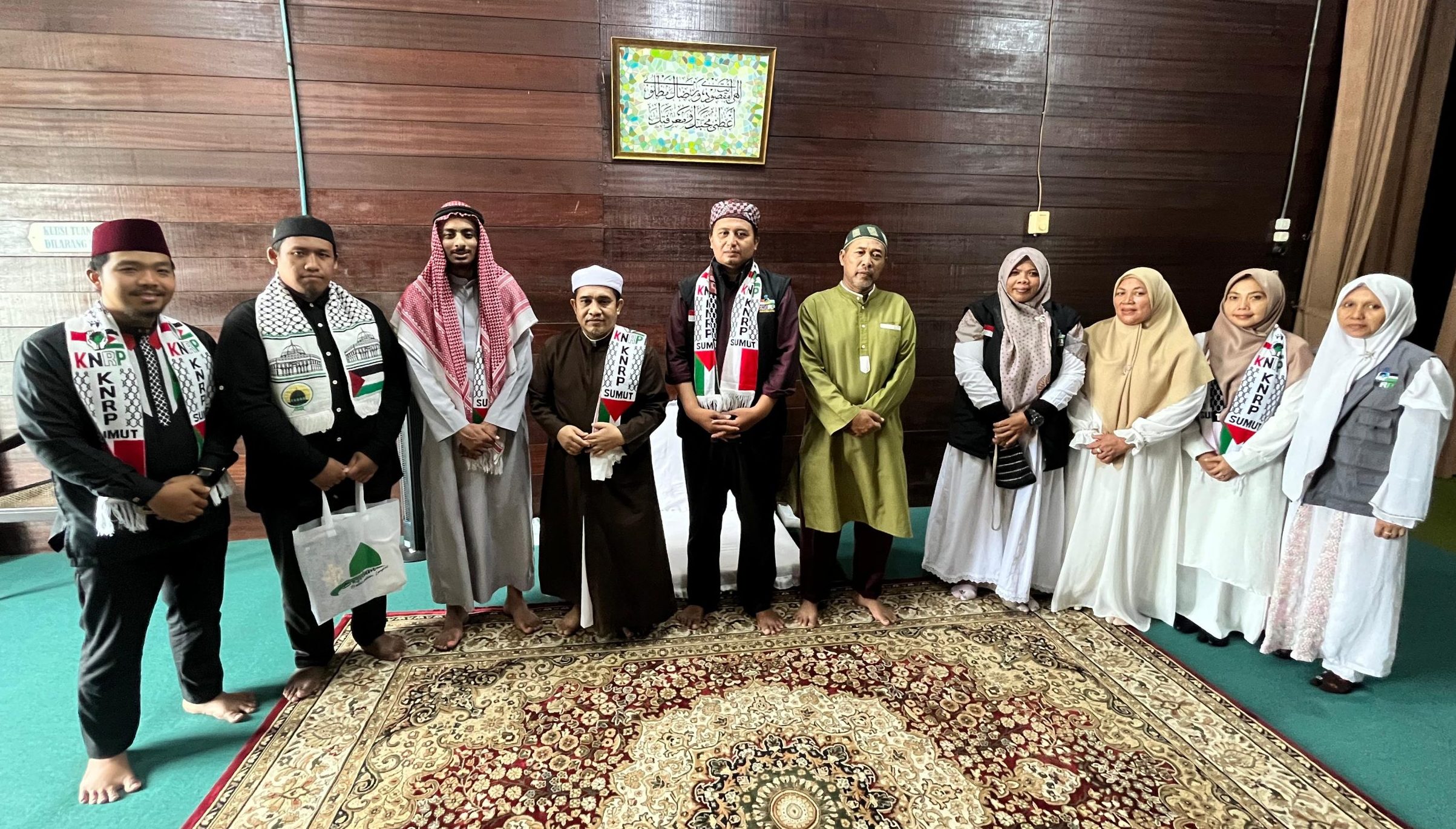 KNRP Boyong Syekh Palestina Sowan ke Tuan Guru Babussalam