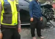 Hari Kedua Lebaran, Pajero dan Innova Bertabrakan di Besitang