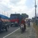 Jalan Lintas di Pasar X Langkat