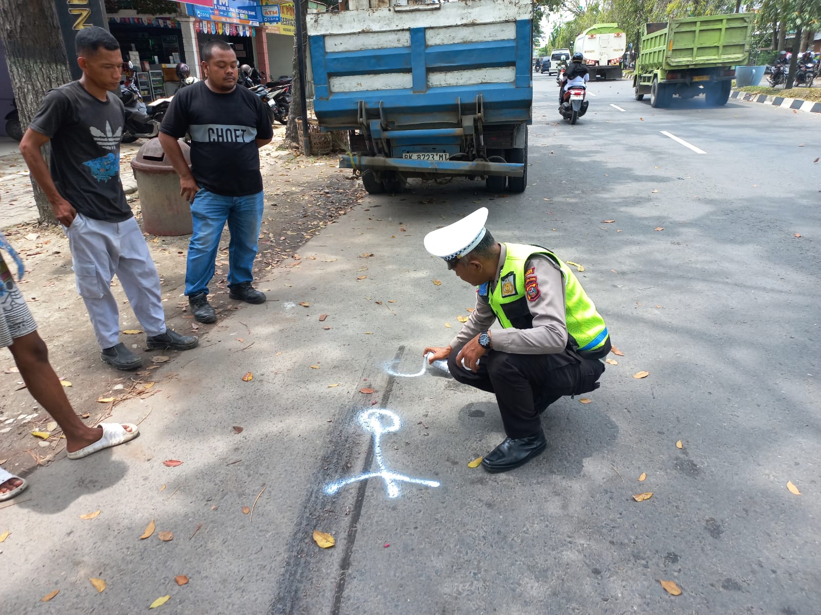 Kecelakaan Beruntun di Simpang Al Maksum Stabat