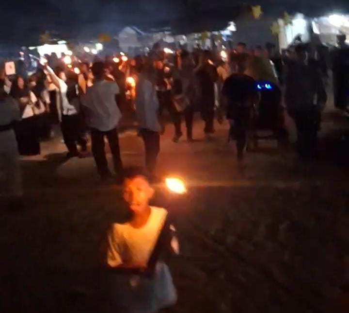 Malam Takbiran di Desa Perlis Langkat