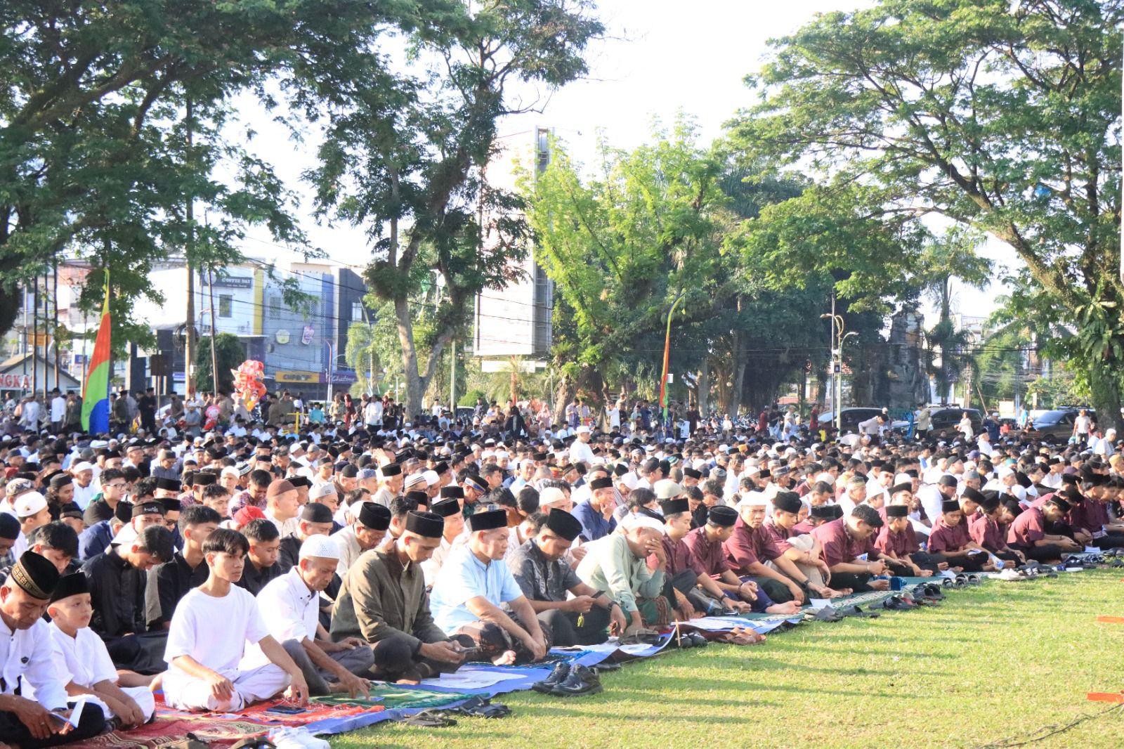 Salat Idul Fitri di Binjai