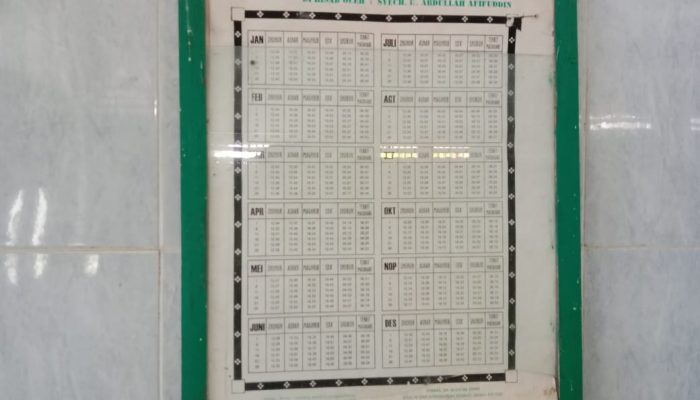 Syekh Abdullah Afifuddin, Pendiri NU Sumut dan Penyusun Jadwal Shalat Abadi Langkat