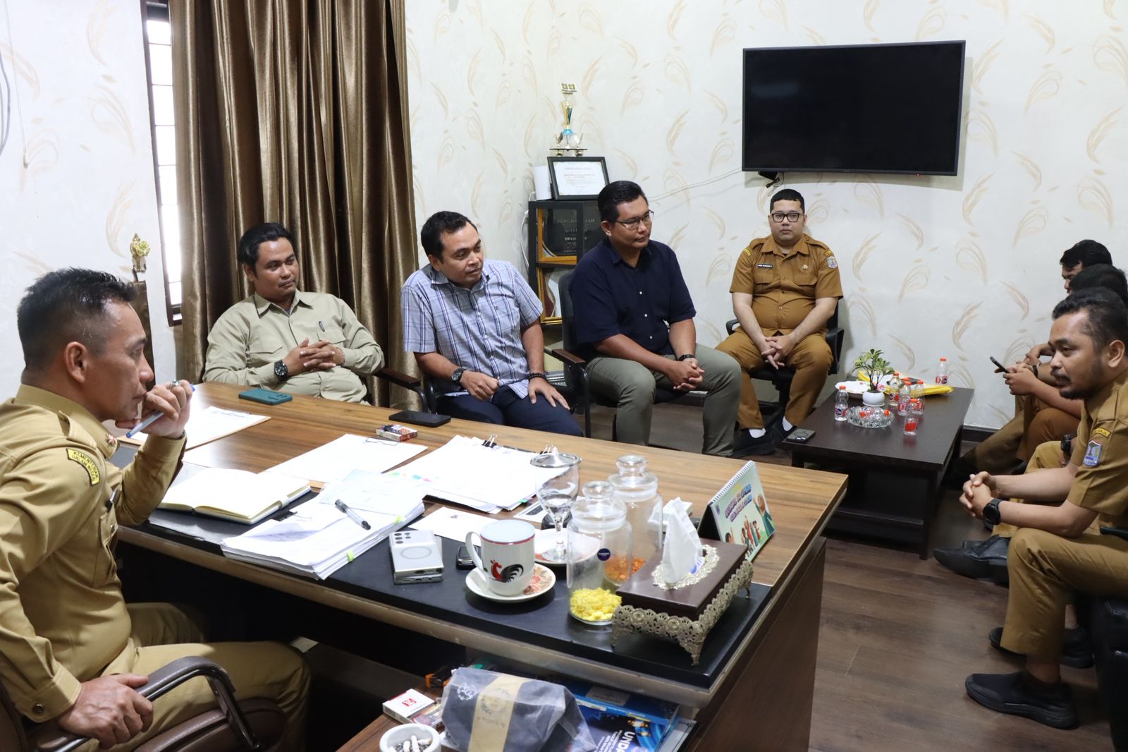 Kadis Kominfo Binjai Terima Audiensi DPC PIKI