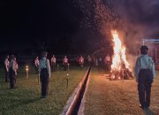 Api Unggun Jambore Cabang X, Kwarcab Kota Binjai Gaungkan Semangat Persatuan