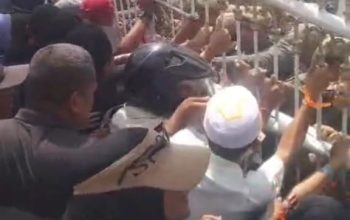 Aksi PKL di Binjai Ricuh