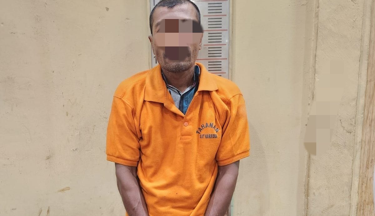 Pria di Pangkalan Susu Ditangkap Bersama Sabu dan Amunisi