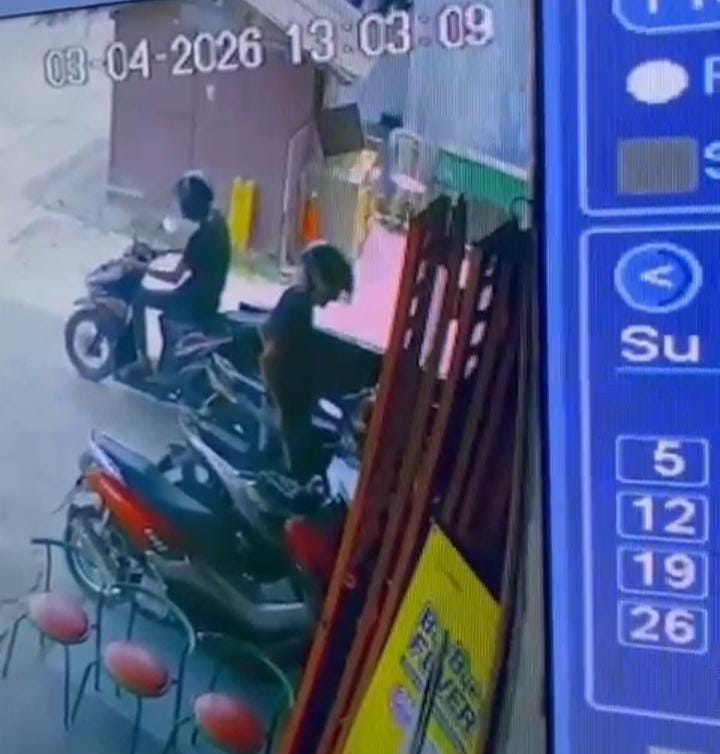 Dua Pria Gondol Motor Karyawan Apotek di Stabat