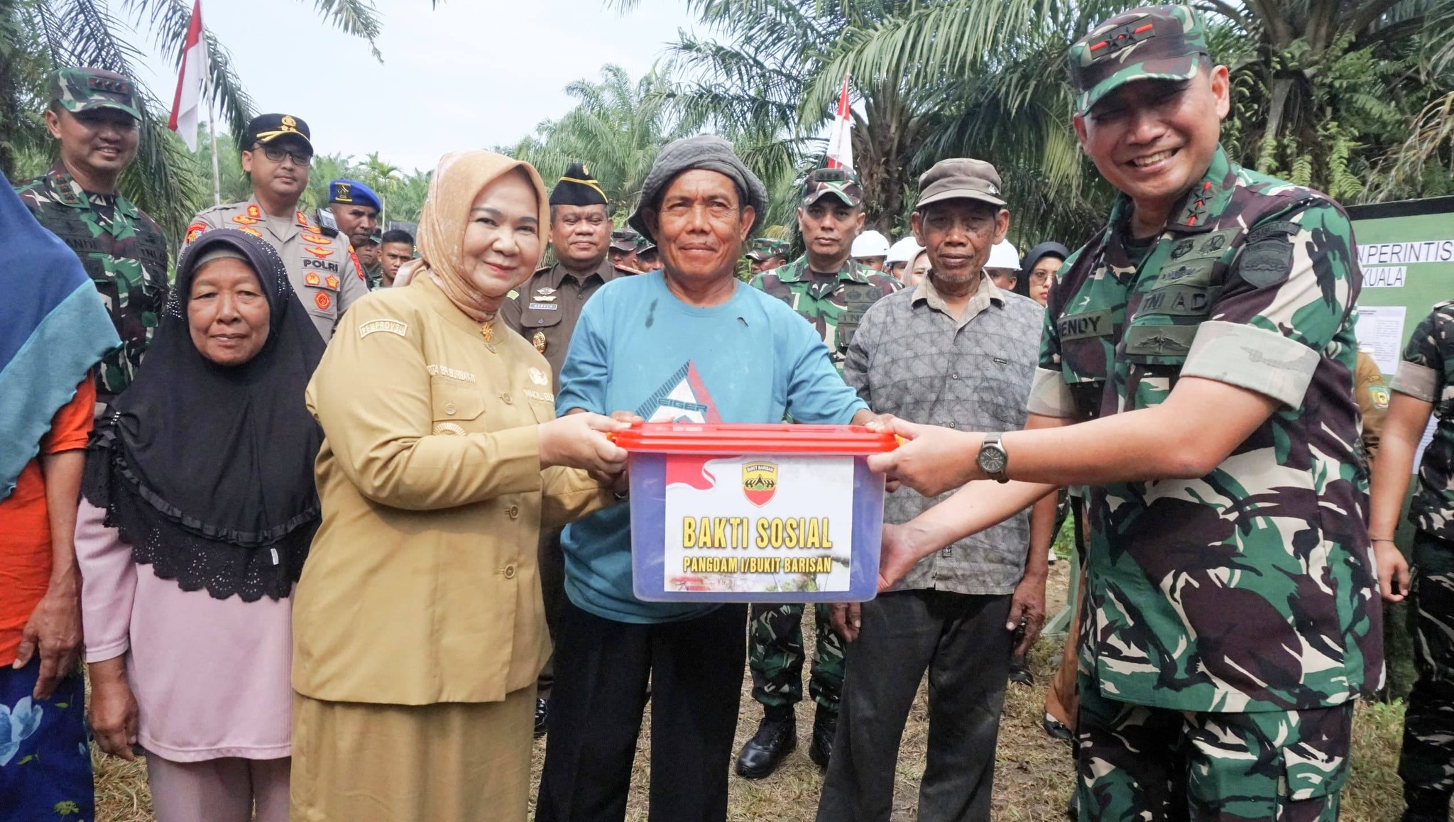 Groundbreaking Jembatan Garuda Merah Putih Langkat