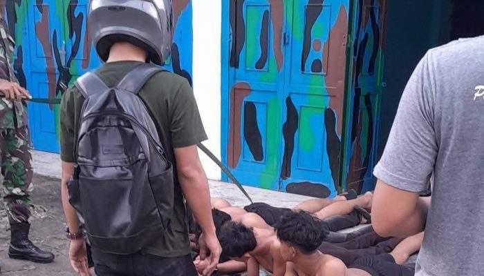 Aksi Genk Motor di Stabat Digagalkan TNI, Empat Pelaku Bersenjata Tajam Diamankan