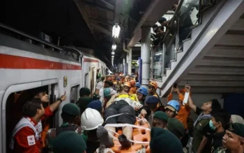 Tabrakan KA Argo Bromo Anggrek vs KRL di Bekasi Timur