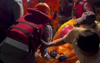 Tim SAR Brimob Lakukan Evakuasi 6 Korban Longsor di Sembahe