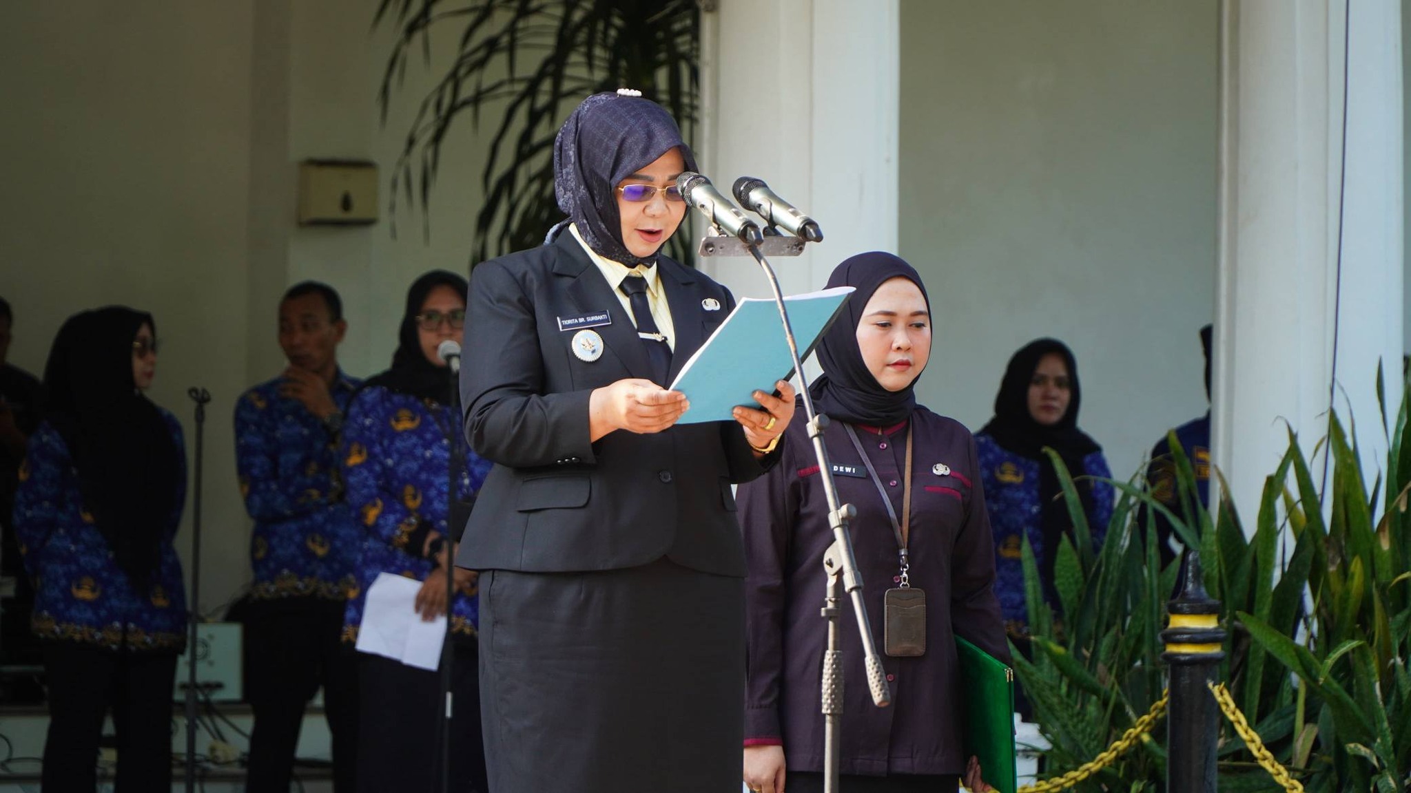 Wabup Langkat Pimpin Upacara Otonomi Daerah