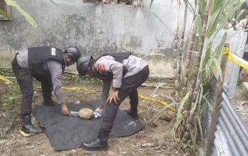 Cangkul Petani Ungkap Ranjau Perang di Langkat, Tim Gegana Langsung Jinakkan