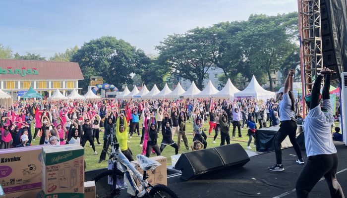 Semarak HUT ke-154 Kota Binjai, Ribuan Warga Padati Lapangan Merdeka