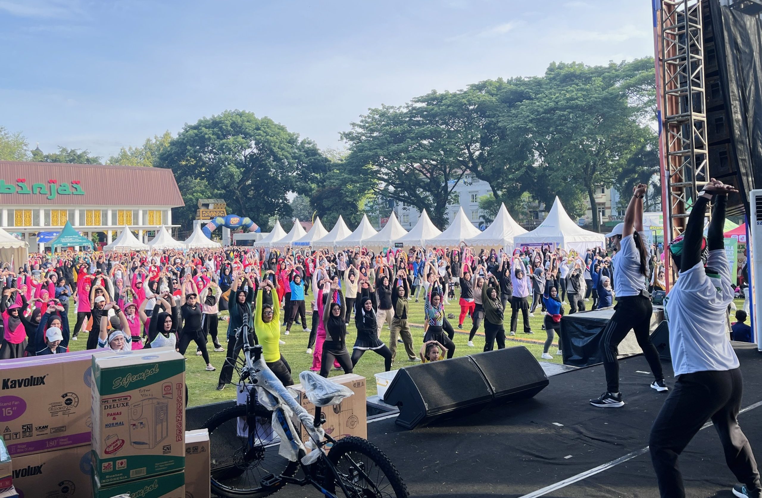 Senam hingga Pentas Seni, HUT Kota Binjai ke-154