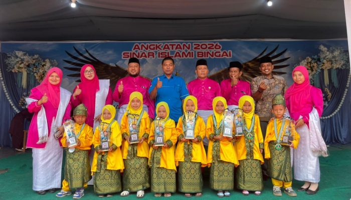 Haru dan Meriah, Yayasan Sinar Islami Bingai Gelar Khatam Alquran, Bazar dan Perpisahan Siswa
