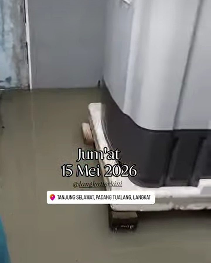 Rumah Warga di Tanjung Selamat Padang Tualang Terendam Banjir