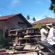 Kecelakaan Al Masar vs Vario di Langkat, Penumpang Luka-Luka Dibawa ke Rumah Sakit